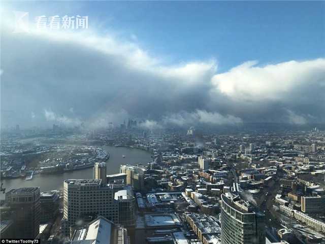 雪云笼罩如世界末日 欧洲多国遭极寒天气