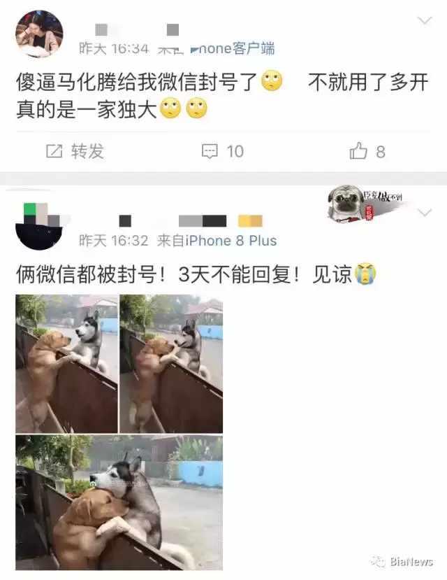 微信大规模封号 或因用户使用第三方分身版|