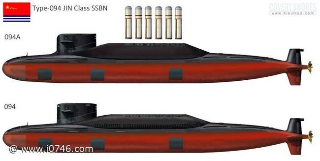 国外军事爱好者想象中的中国094级潜艇。