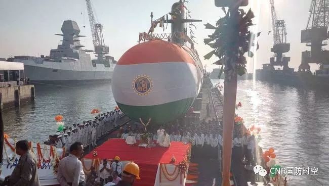 印度海军第三艘“鲉鱼”级潜艇下水(资料图)