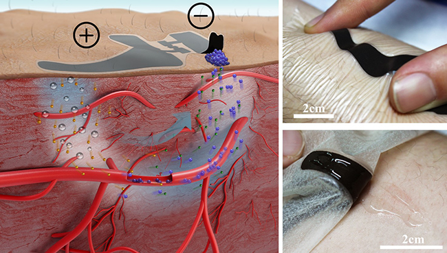 清华航院冯雪课题组在类皮肤柔性生物器件及无