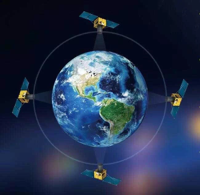高景一号系列卫星模拟图。