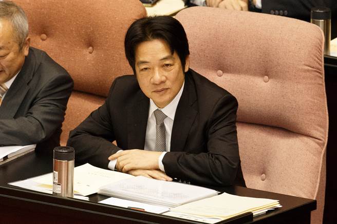 台当局”行政院长”赖清德(图片来源:“中时电子报”)