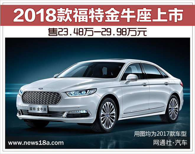 2018款福特金牛座上市 售23.48万-29.98万元