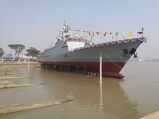 环球网:中孟联合建造两艘孟加拉海军大型反潜巡逻艇交付