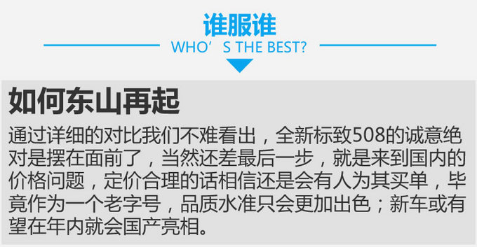 剪掉脏辫变身男神 全新一代标致508新老对比