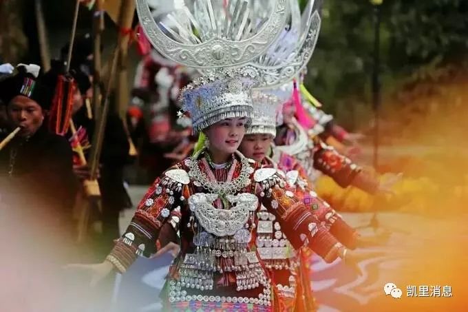 2018年春节凯里舟溪甘囊香芦笙盛会,苗族美女太热情了!