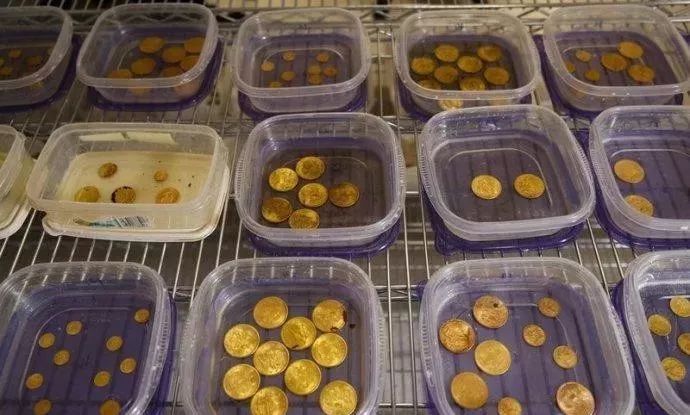 美国沉船上打捞出的宝藏,重达21吨黄金重见天日!