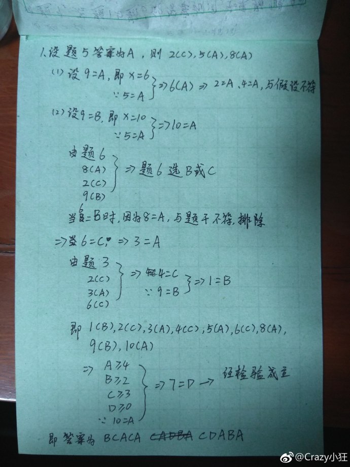 视频|刑侦科推理试题答案公布! 看着答案你会