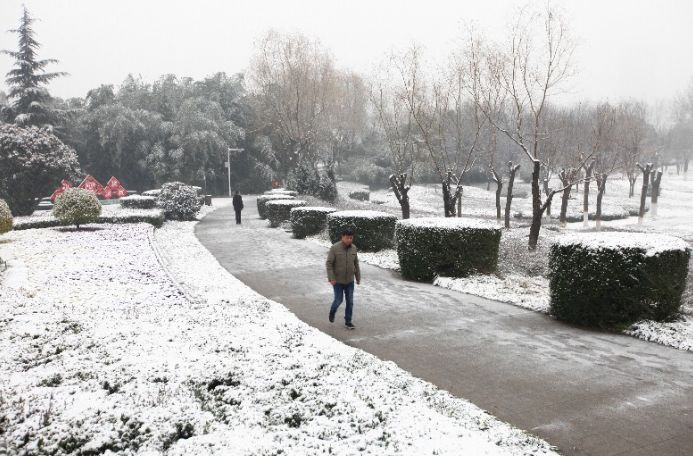 西安下了2018年的第一场雪,陕西这些地方也下