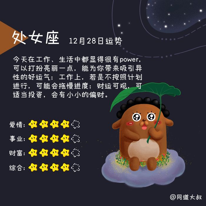 10月28日是什么星座,8月22日是什么星座 12月28日十二星座运势分析