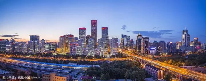  北京CBD夜景