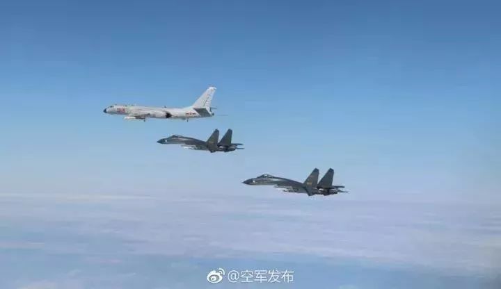 ▲图片来自“空军发布”微博