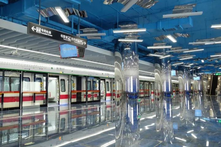 广州这4个地铁站月底开通,真容曝光,居然那么漂亮!惊了!|南海神庙|站厅|文化墙_新浪新闻
