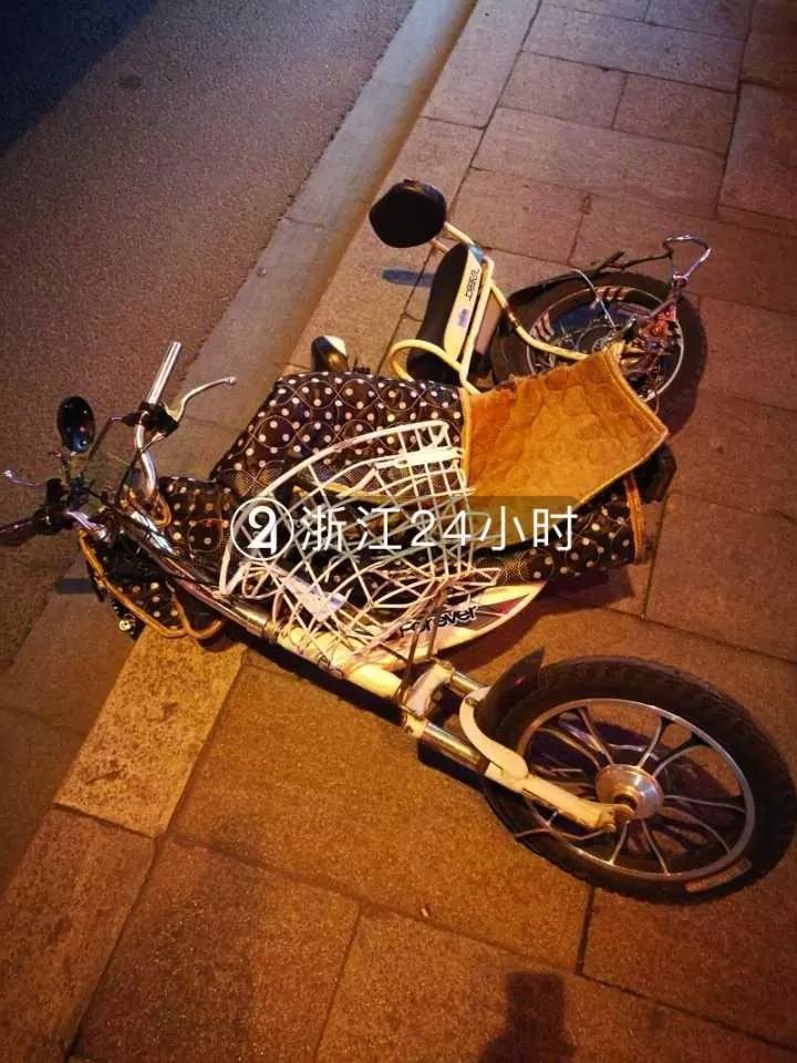 昨夜,杭州市中心突发惨烈车祸!电动车被工程车带倒,一地血迹