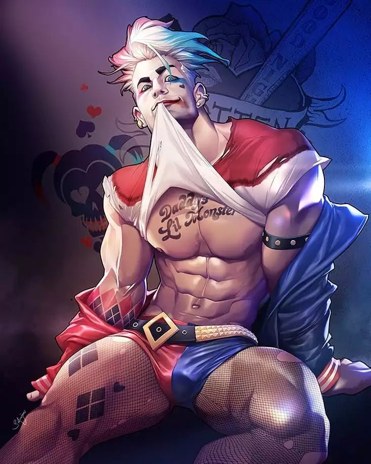 最劲爆的肌肉漫画,每张都可以做壁纸!