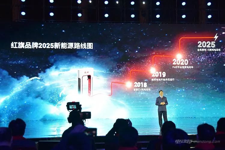 2018年将推首款纯电车型 红旗新能源计划发布