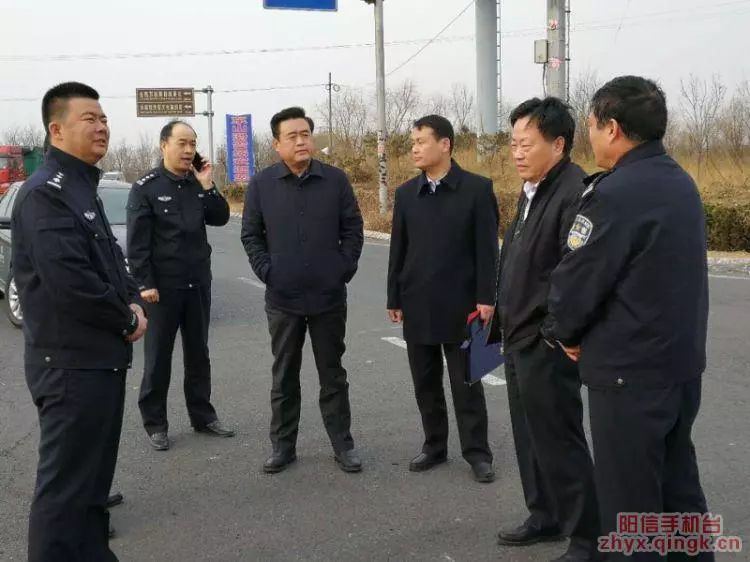 阳信县委副书记乔铭一行看望慰问全国"两会"安保进京检查站执勤民警