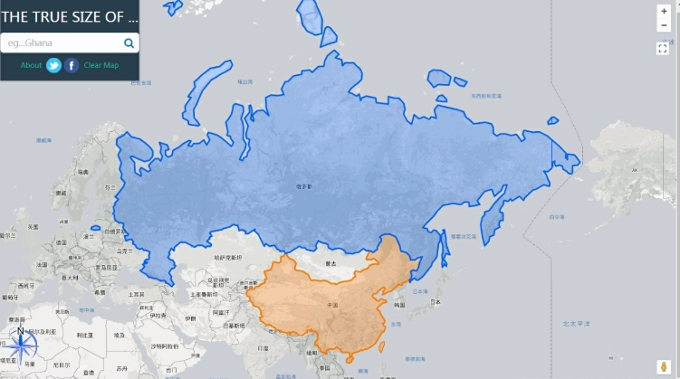 原来世界地图是错的!各国大小真实比例竟是
