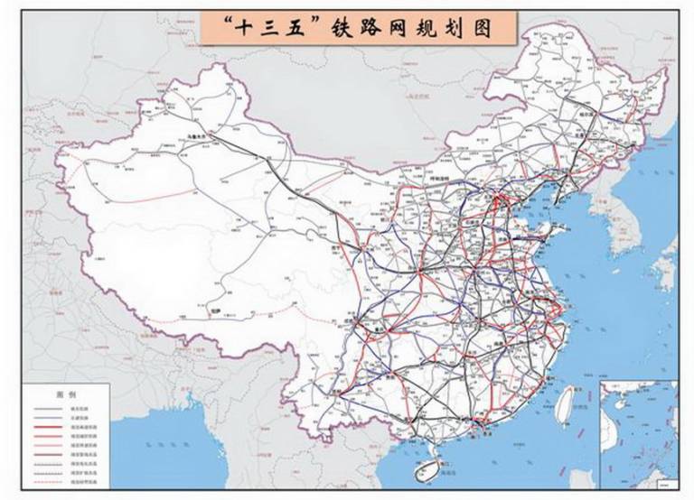 国家铁路十三五规划出台,涉及安徽的有这些…