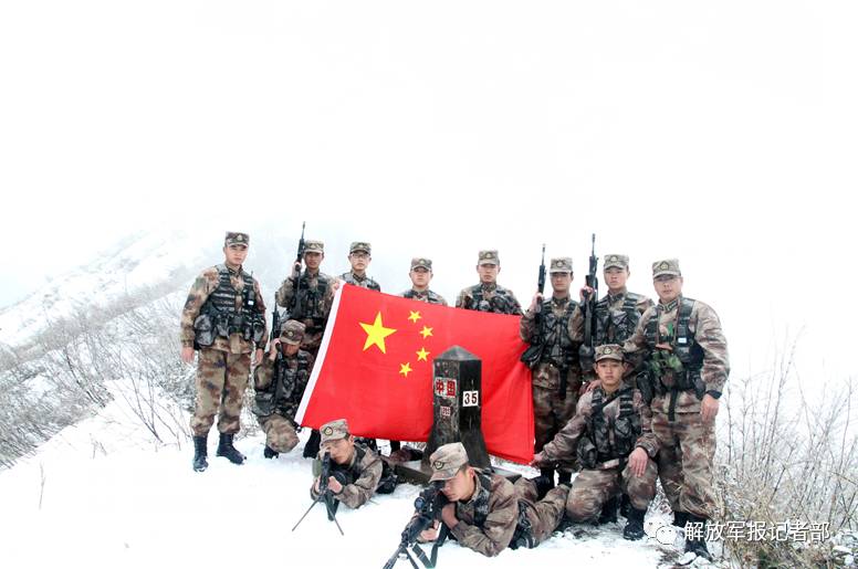 影像回忆录!一组图片记录边防军人2017年的春