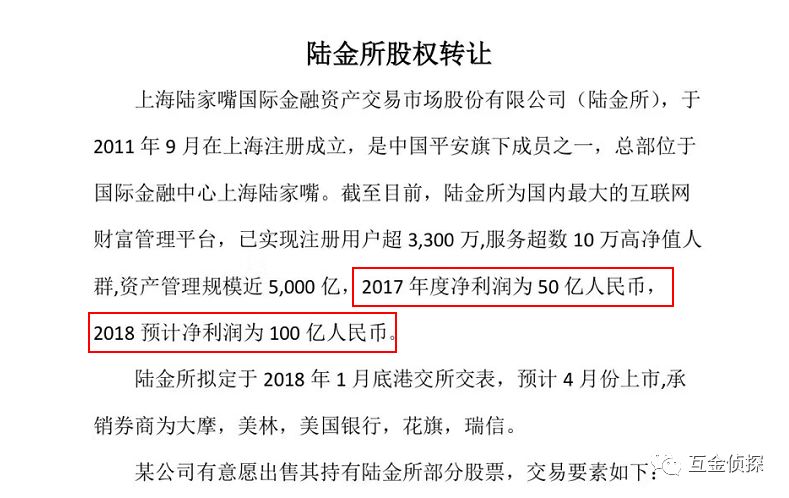网传陆金所股权被转让 公司估值已达600亿美元