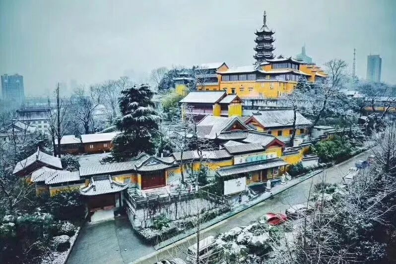 2018年第一场雪,美哭所有南方人!没雪可看的北