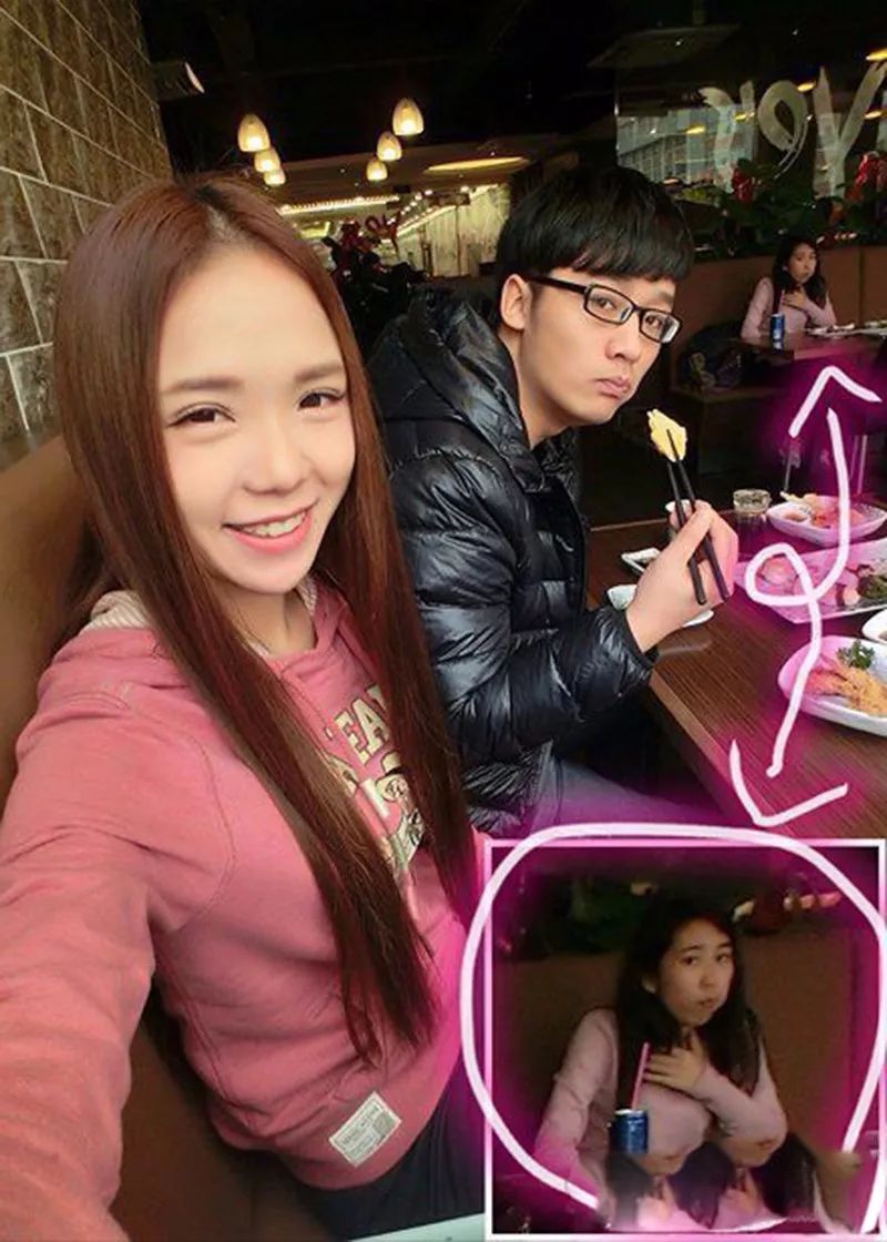 内涵图段子第675期:妹子,你压到我手了!