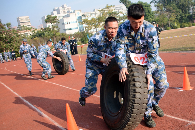 跑步进入2018!欢迎来到南海舰队参谋部运动会