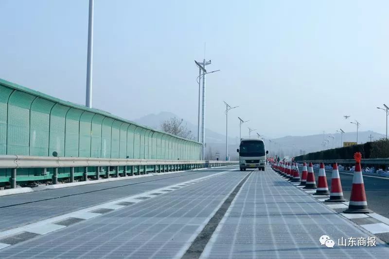 全球首条!济南有了黑科技公路!自行融雪、让
