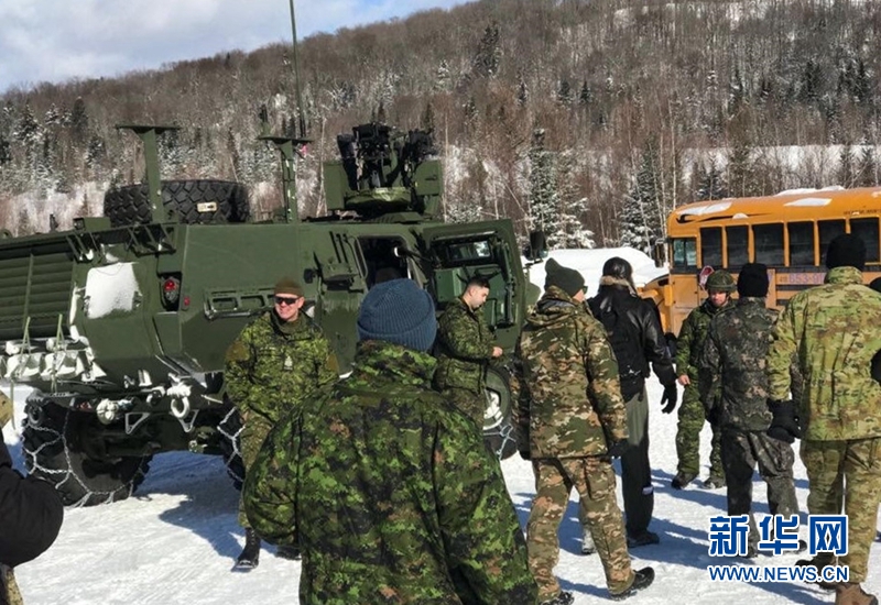 加拿大组织2018年度驻加武官团冬季观摩旅行