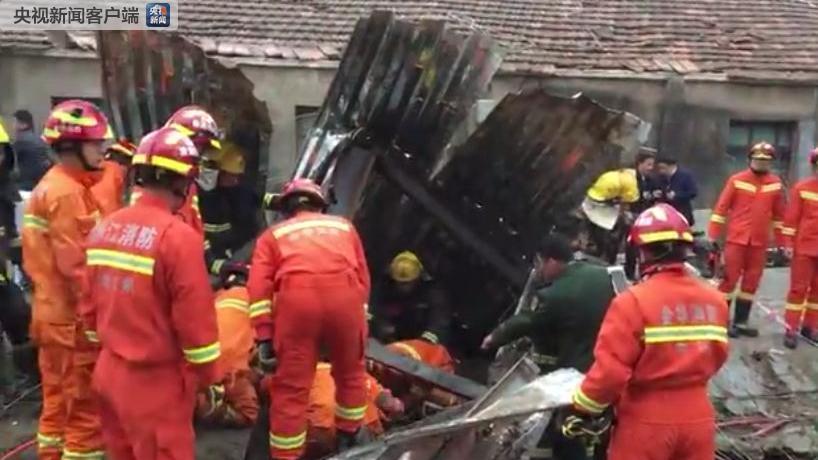 央视新闻:浙江金华一厂房倒塌致2人死亡