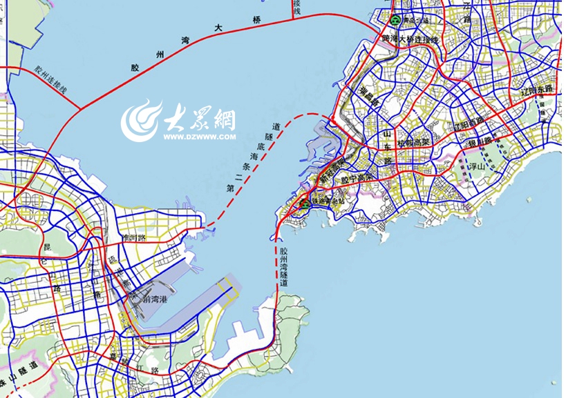 重磅!青岛第二条海底隧道要来了!胶宁高架、山