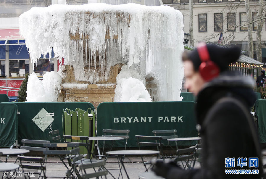 美国遭遇严寒天气冷到破纪录 东海岸地区将迎