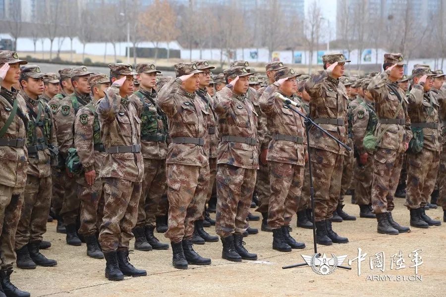 全体将士挥戈向打赢|陆军|全体官兵|集团军