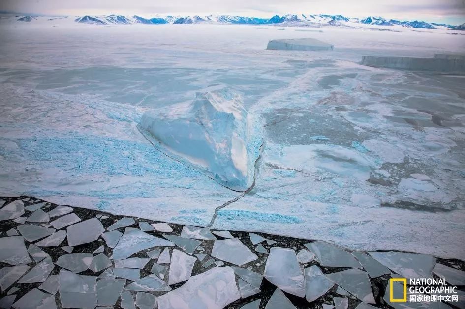 ▲罗斯海地区海洋保护区（国家地理中文网）