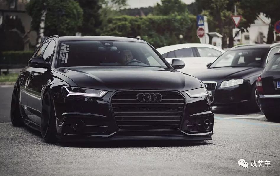 40多万的车改出160万的感觉，奥迪A6 Avant黑武士帅过自家大哥!