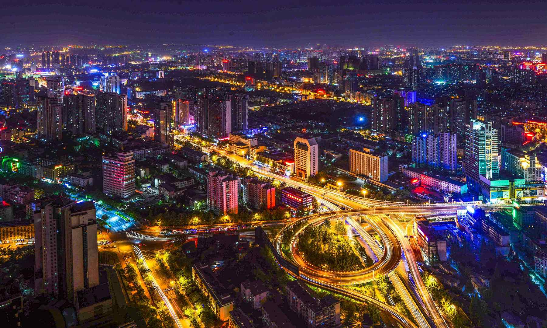 合肥市夜景