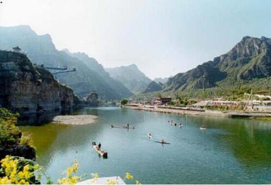 风光秀丽的龙门峡景区一角。 图片来源于网络