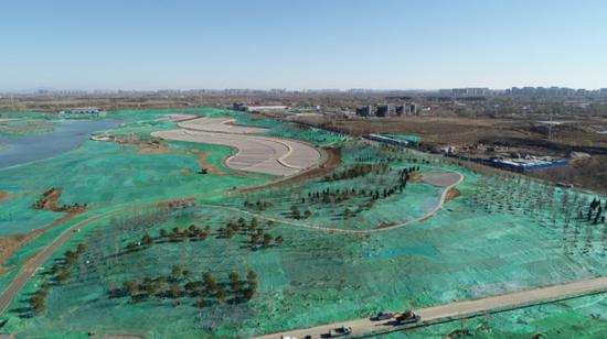 宋庄蓄滞洪区年内展现水乡美景，蓄洪兼休闲科普水景公园