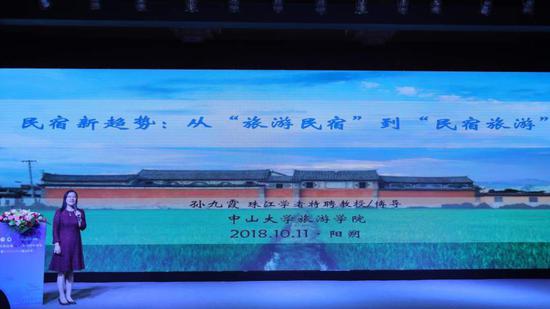 珠江学者特聘教授,中山大学旅游学院博士生导师孙九霞阐释民宿新趋势