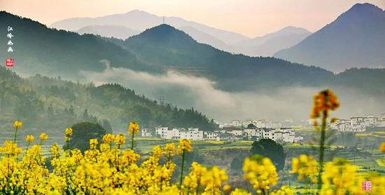 杨幂\/黄子韬主演电视剧《谈判官》被 婺源江岭