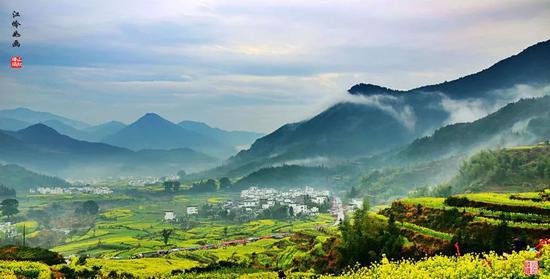 杨幂\/黄子韬主演电视剧《谈判官》被 婺源江岭