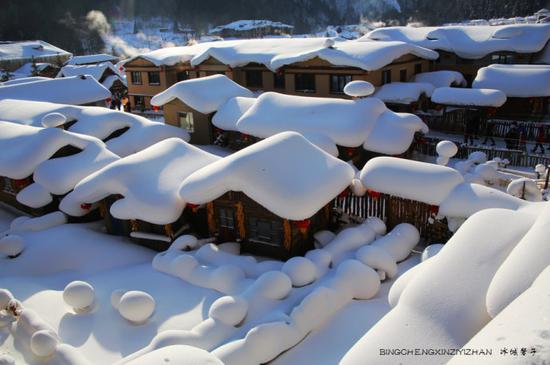 雪乡高清图片