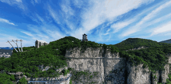 难得一见的云台山动态图,仿佛活了起来!