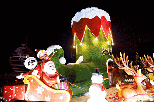 圣诞畅游南昌万达乐园