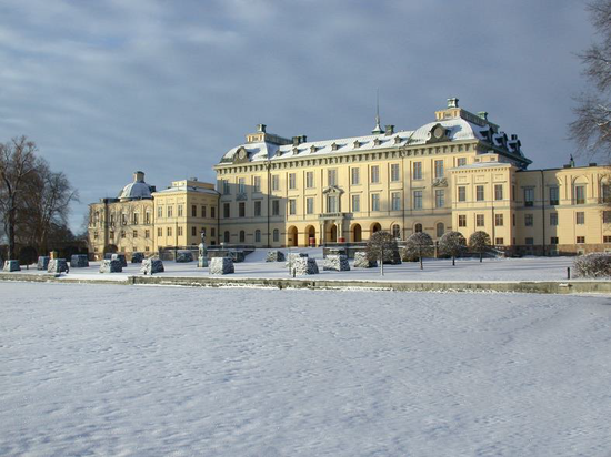冬季的皇后岛宫。Photo： Kungl。 Hovstaterna