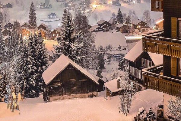 这个冬天想到瑞士看雪景