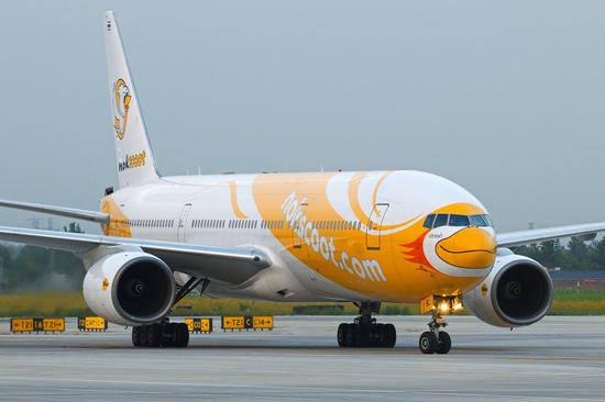 酷鸟航空首飞 落地中国西部城市重庆