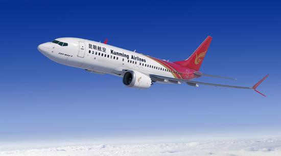 波音公司与昆明航空签订10架737MAX7改进型